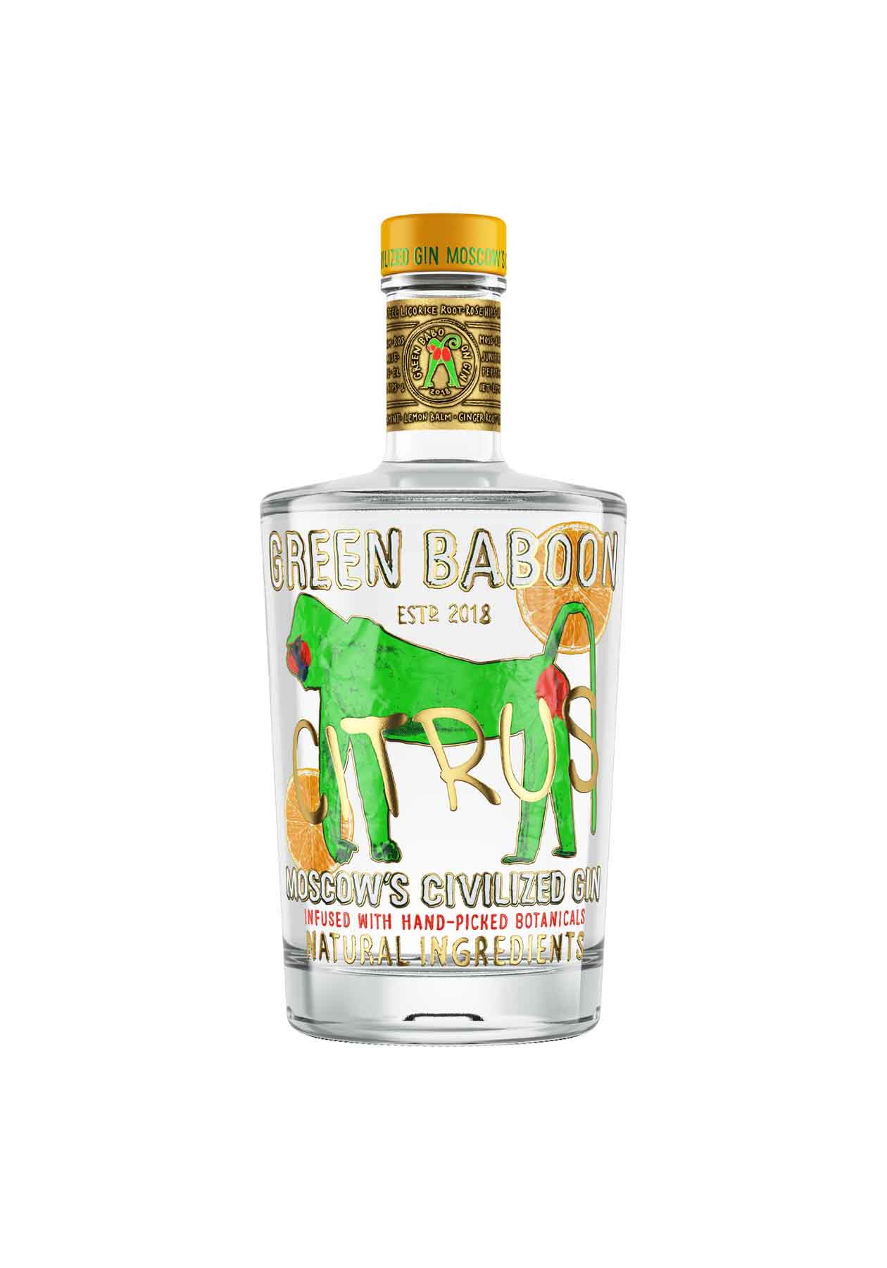 Green Bamboon Citrus Gin 70cl